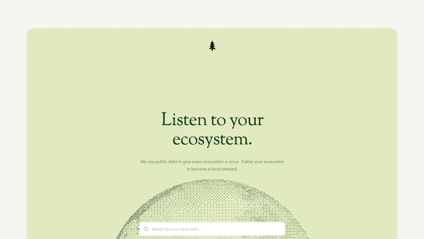 Agentic representation for ecosystems